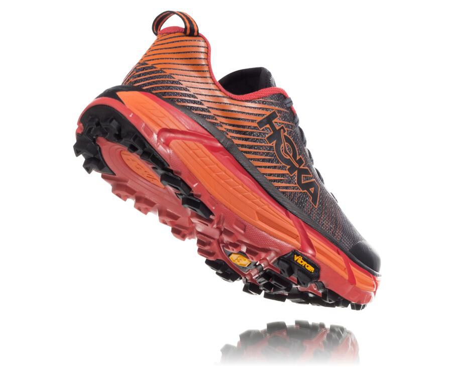 Hoka Australia One One EVO Mafate 2 - Mens Trail Shoes Black/Red - EXJLA-1530